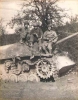 Schildt, Unknown man, and Costillo, France, 1944